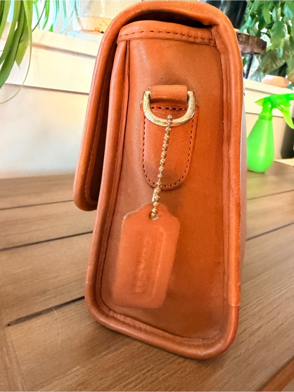 Vintage Coach Court Bag - British Tan - Picture 5 of 7